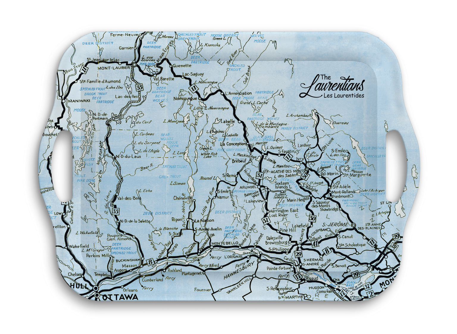 Laurentians Map Collection — Jaxx & Marbles